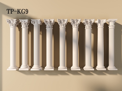 Roman Column Styling Column 3d model