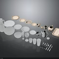 Everyday Household Essentials Including Plates Bowls Cups Pitchers Trays And Cutlery Set