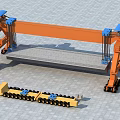 Industrial Gantry Crane And Heavy Duty Transporter For Large Structure Handling