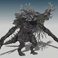 Tree Demon Tree Monster Tree Shaped Dinosaur Monster 3d model