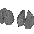 Natural Gray Rockery Stones With Irregular Shapes And Textured Surfaces For Garden Decoration