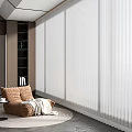 Balcony Dream Curtain Lazy Sofa 3d model