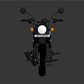 Jawa Blue And Black Classic Motorcycle With Round Headlight Black Seat And Black Wheels