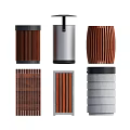 Modern trash can 3d model