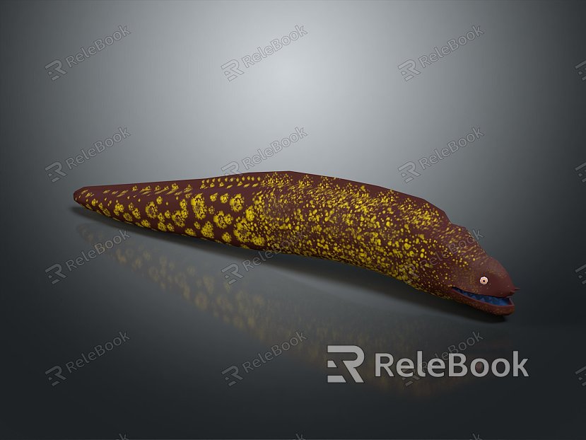 eel electric eel marine fish animal deep sea fish model