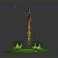 Tomahawk Axe Wooden Axe Handle Axe Mountain Axe Chopping Wood Axe Chopping Wood Axe Magic Axe 3d model
