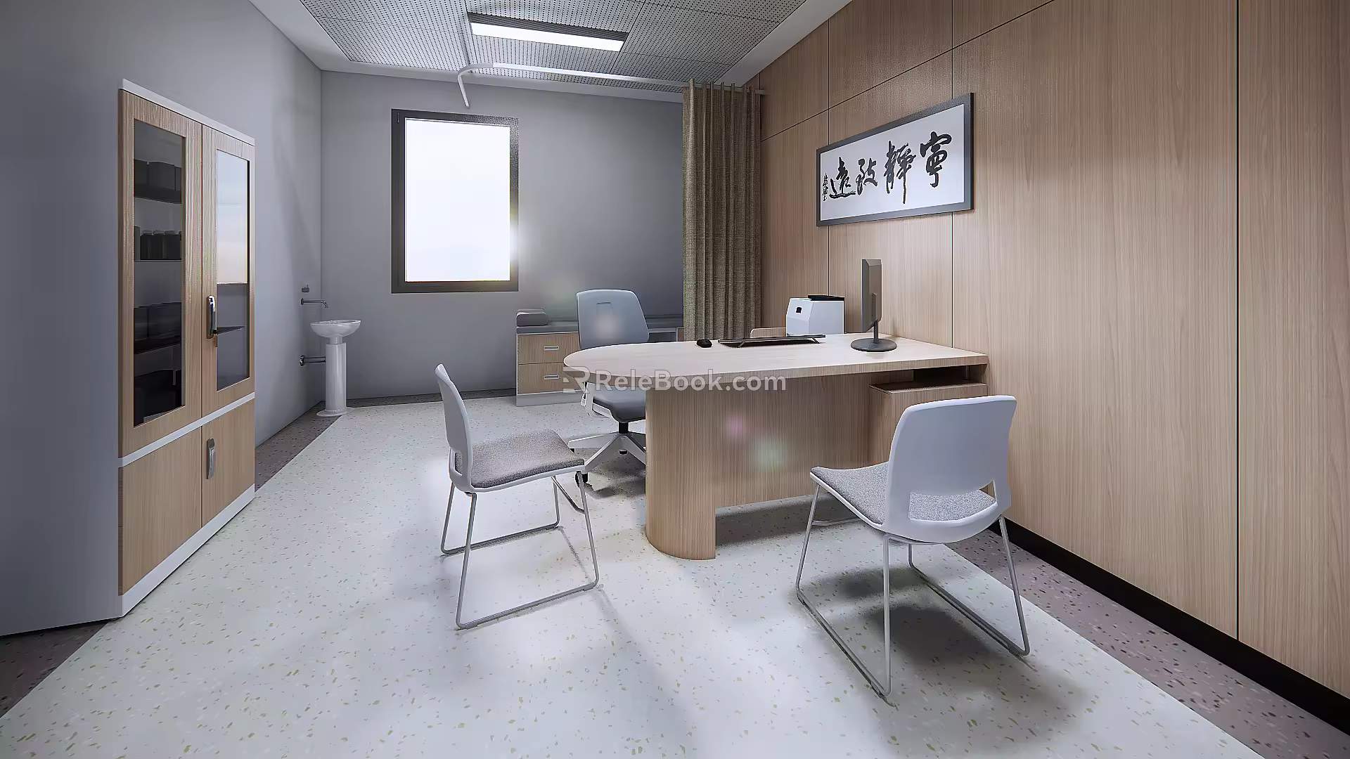 Modern consulting room 3d model