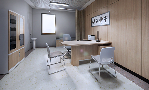 Modern consulting room 3d model