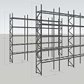Heavy Duty Metal Multi Tier Display Shelves For Commercial Warehouse Storage