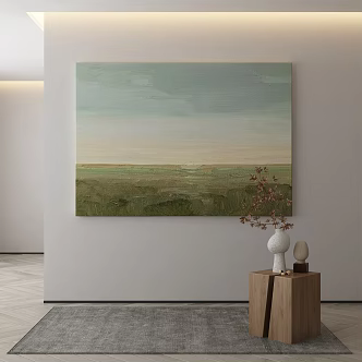 modern decorative painting 3d model