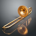 Shiny Golden Jewelry Piece With Elegant Design And Reflective Surface