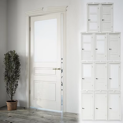 swing door 3d model swing door 3d model