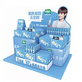 Commercial Display Equipment For Plant Based Protein Drinks With Zero Sucrose And Oat Protein