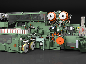 modern engine cigarette factory machine 3d model