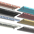 Colorful Striped Window Awnings With Various Patterns And Decorative Design Styles