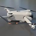 Unmanned Aerial Vehicle Dajiang Unmanned Reconnaissance Aircraft Logistics Distribution Aerial Photography Unmanned Aerial Vehicle Intelligent Technology Low Face Number Low Model Simple Model Game Film and Television Level Super Realism 3d model