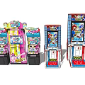 Modern game machine indoor game video game machine 3d model