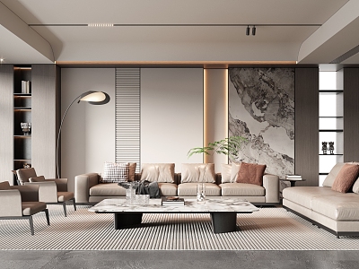 modern living room model