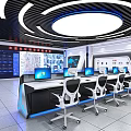 Command Control Room 3d model