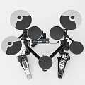Professional Roland Electronic Drum Kit With Multiple Drum Pads Pedal And Control Panel