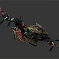 Elf Tree Demon Tree Monster Tree Man Tree Elf Monster Alien Monster 3d model