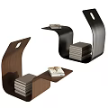Modern Bookshelf 3d model