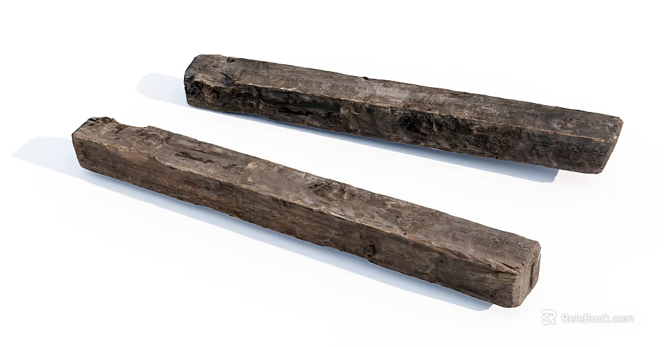 Natural Stone And Wood Materials With Rustic Texture For Interior Design Projects 3d model