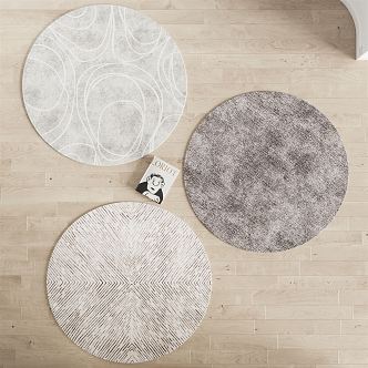 Modern Round Carpet 3d model