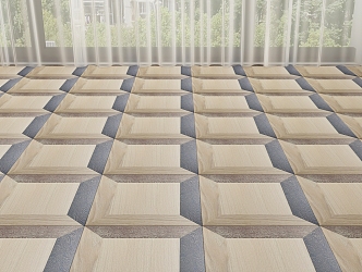 parquet wood floor 3d model