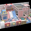 Children's Paradise Naughty Castle 5 3d model