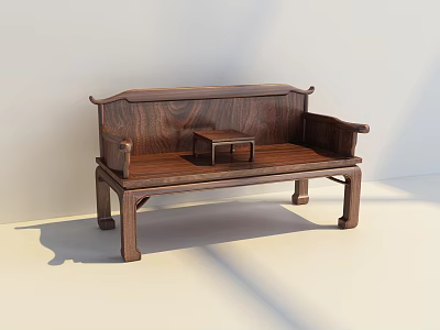 New Luohan Bed 3d model