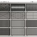 Various Stylish Metal Fencing Designs With Grid Patterns And Geometric Shapes