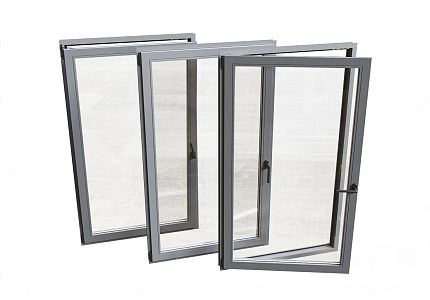 Modern aluminum alloy window frame 3d model