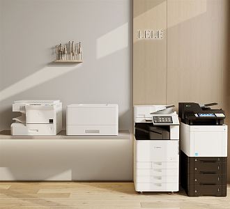 Modern Printers 3d model