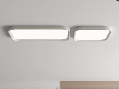 Modern Square Ceiling Lights Illuminating Room Ceiling 3d model
