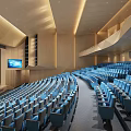 Multi-function lecture hall 3d model
