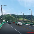 Street lamp landscape lamp outdoor lamp high speed lamp modeling lamp without mountain background 3d model