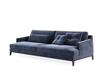 Modern double sofa 3d model