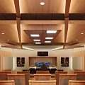 School Music Classroom Interior With Piano Wooden Floors Seats And Ceiling Designs
