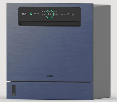 Vatti Modern Blue Kitchen Appliance With Digital Display And Sleek Design 3d model