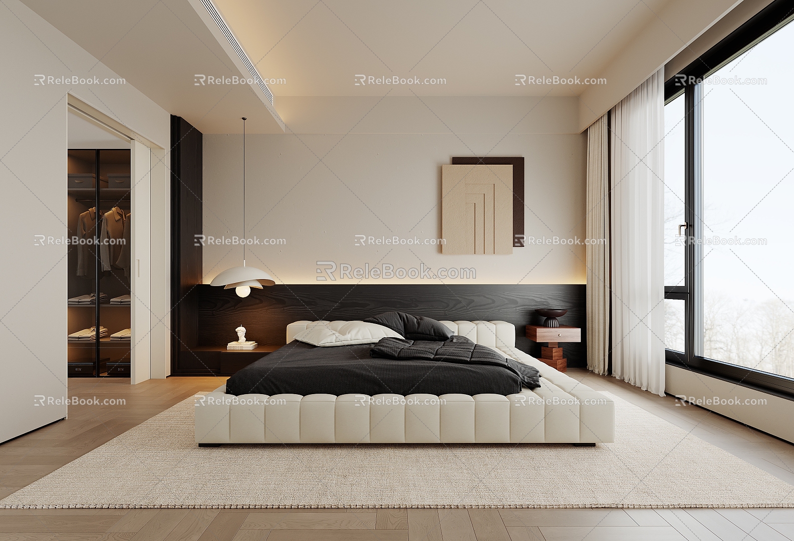 Modern Bedroom 3d model