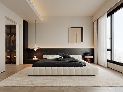 Modern Bedroom 3d model