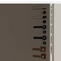 Modern Door Handles Various Styles Black Gold Brown With Keypad Lock Design