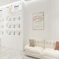 Modern Bright White Beauty Salon Interior With Nail Workstations And Elegant Reception Space Design