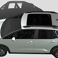 Silver Citroen SUV With Roof Rack Black Wheels And Front Design
