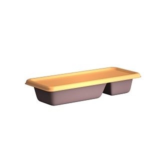 Packing box packing box cake box 3d model