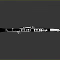 Professional Clarinet Musical Instrument With Black Silver Body Shiny Keys And Reflective Bell
