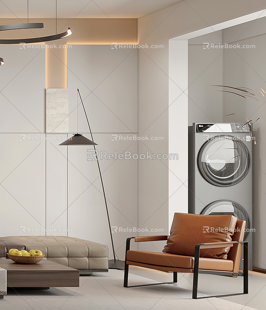 Modern Leisure Chair Floor Lamp Washing Machine Side Corner Single Chair Simple Light Luxury Single Chair G174 model