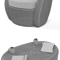 Outdoor Sofa 3d model