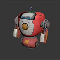 Modern Robot Assistant Small Robot Butler 3d model